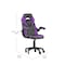 Flash Furniture Purple LeatherSoft Gaming Chair - Skate Wheels CH-00095-PR-RLB-GG - alternate 7